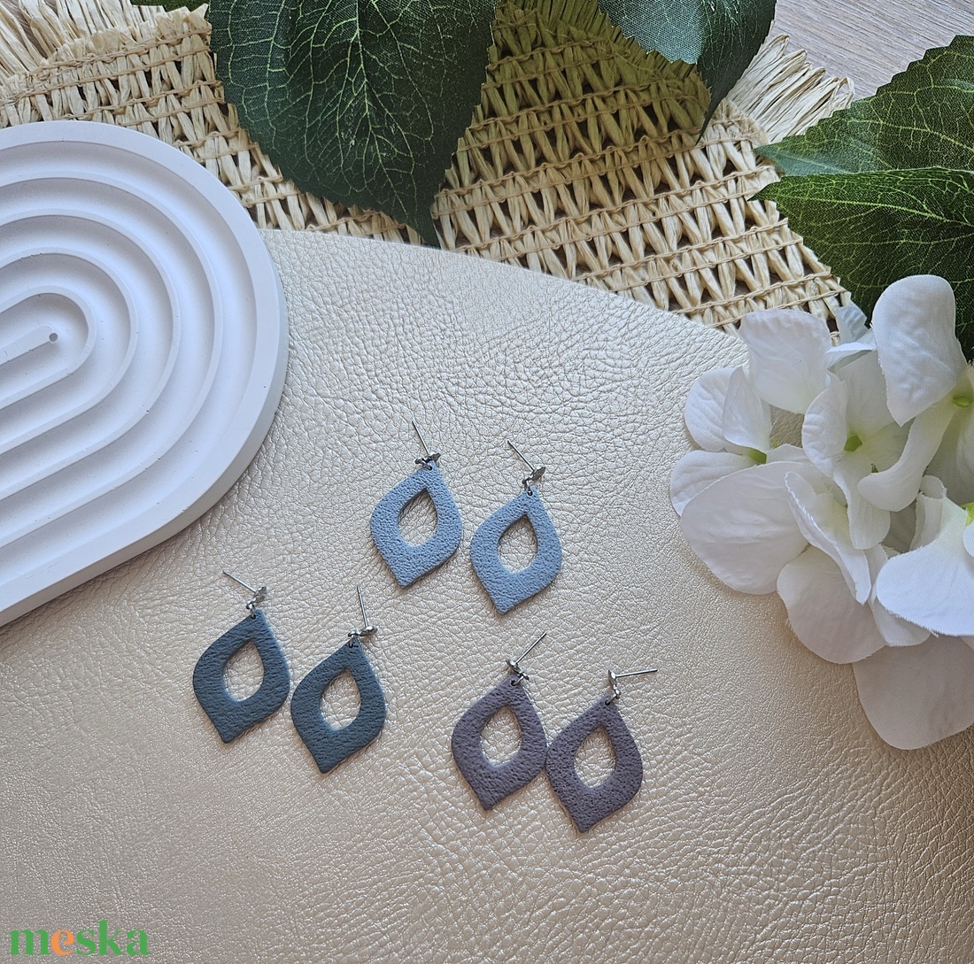 RUBY fülbevaló - ékszer - fülbevaló - lógó fülbevaló - Meska.hu