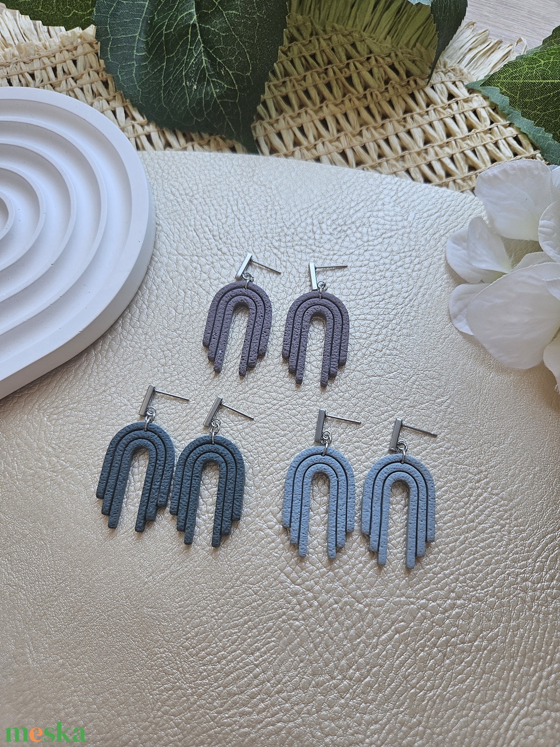 RAINBOW fülbevaló - ékszer - fülbevaló - lógó fülbevaló - Meska.hu