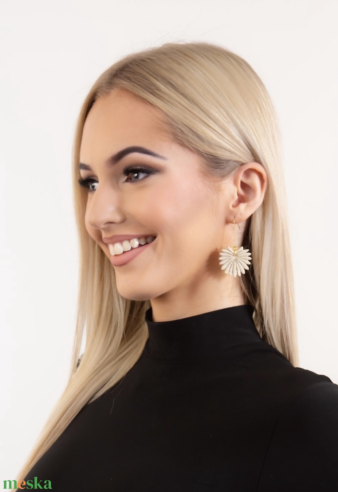 LIA fülbevaló (OCEAN) - ékszer - fülbevaló - lógó fülbevaló - Meska.hu