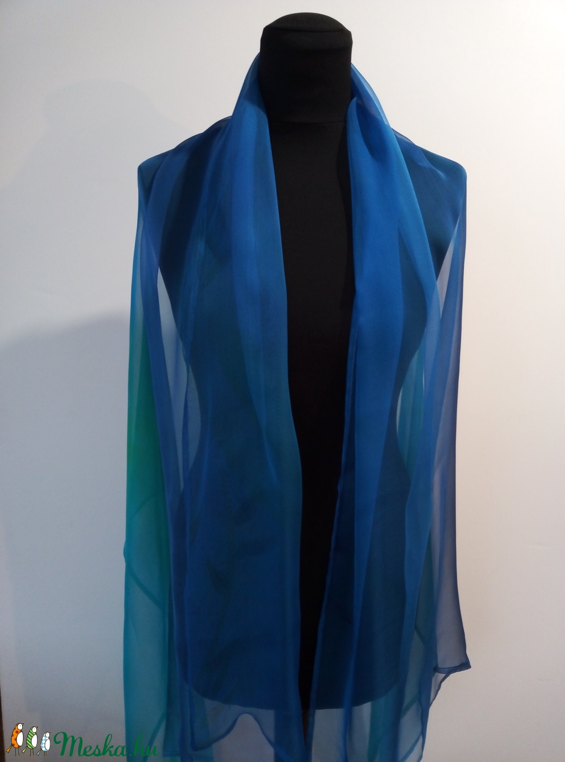 türkiz árnyalatú nagy méretű chiffon szövésű, könnyed selyem stóla (180x90cm) - ruha & divat - sál, sapka, kendő - sál - Meska.hu türkiz árnyalatú nagy méretű chiffon szövésű, könnyed selyem stóla (180x90cm) - ruha & divat - sál, sapka, kendő - sál - Meska.hu