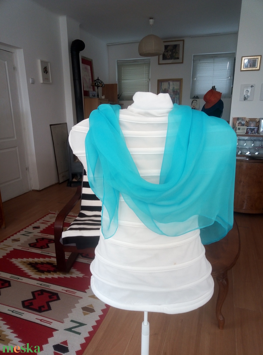 türkiz hernyóselyem - chiffon kendő - ruha & divat - sál, sapka, kendő - sál - Meska.hu türkiz hernyóselyem - chiffon kendő - ruha & divat - sál, sapka, kendő - sál - Meska.hu