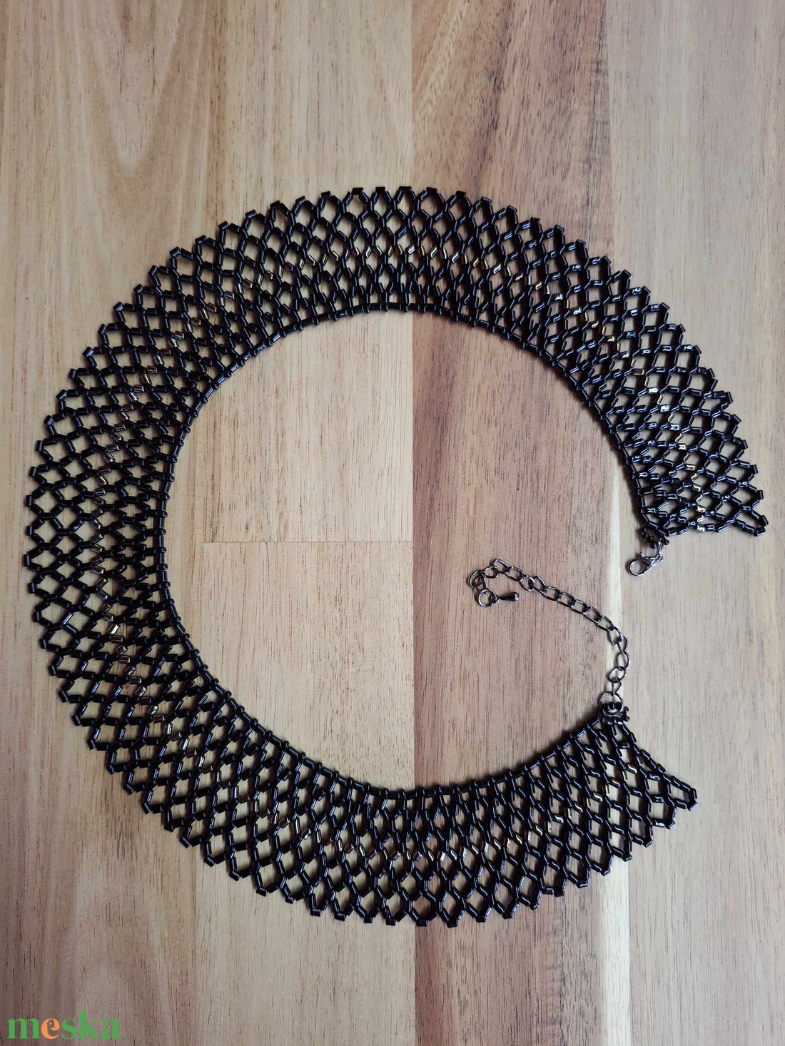 Cserbeli (fekete-bronz) - ékszer - nyaklánc - gyöngyös nyaklánc - Meska.hu Cserbeli (fekete-bronz) - ékszer - nyaklánc - gyöngyös nyaklánc - Meska.hu
