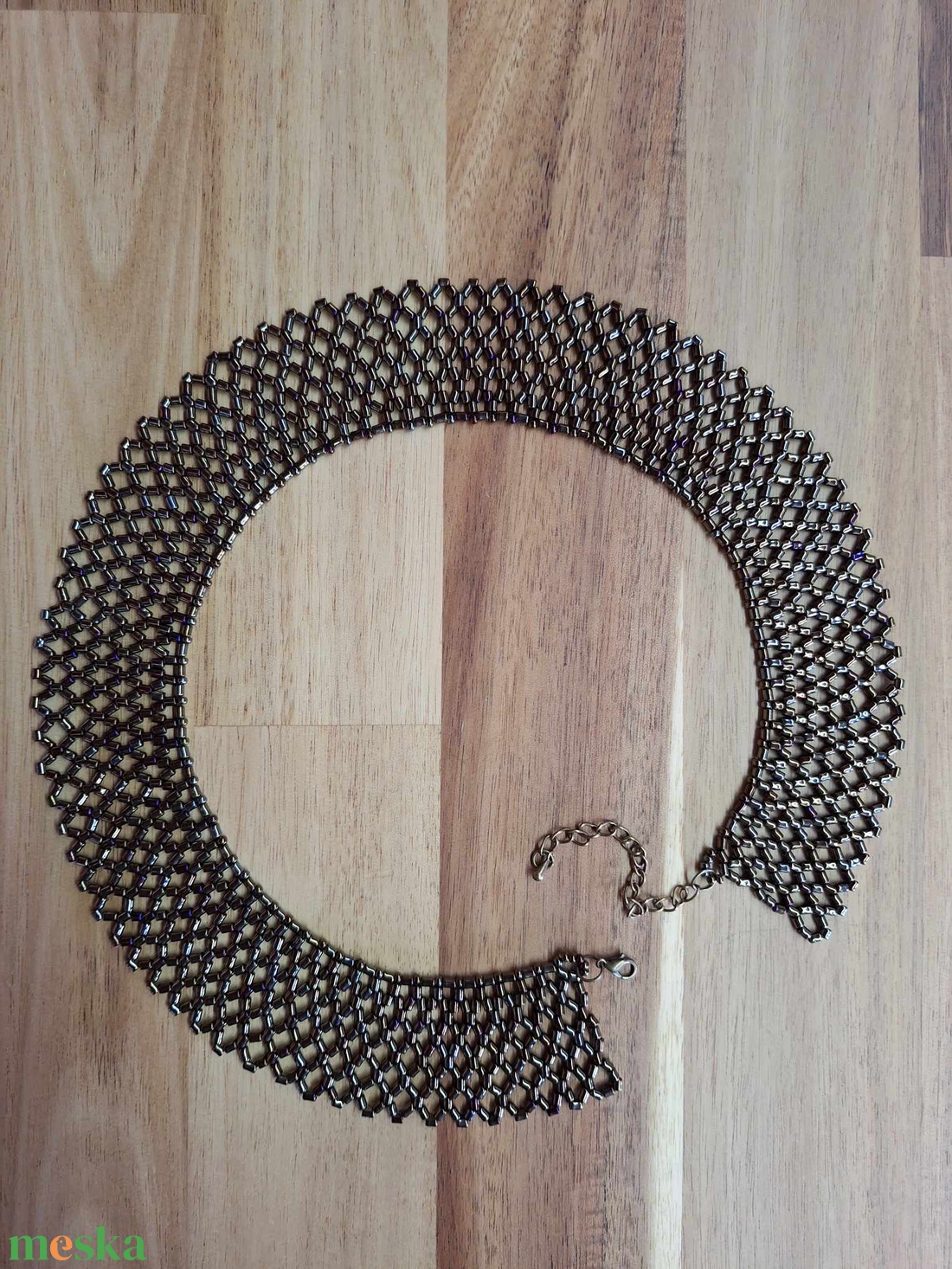 Cserbeli (irizáló bronz) - ékszer - nyaklánc - gyöngyös nyaklánc - Meska.hu Cserbeli (irizáló bronz) - ékszer - nyaklánc - gyöngyös nyaklánc - Meska.hu
