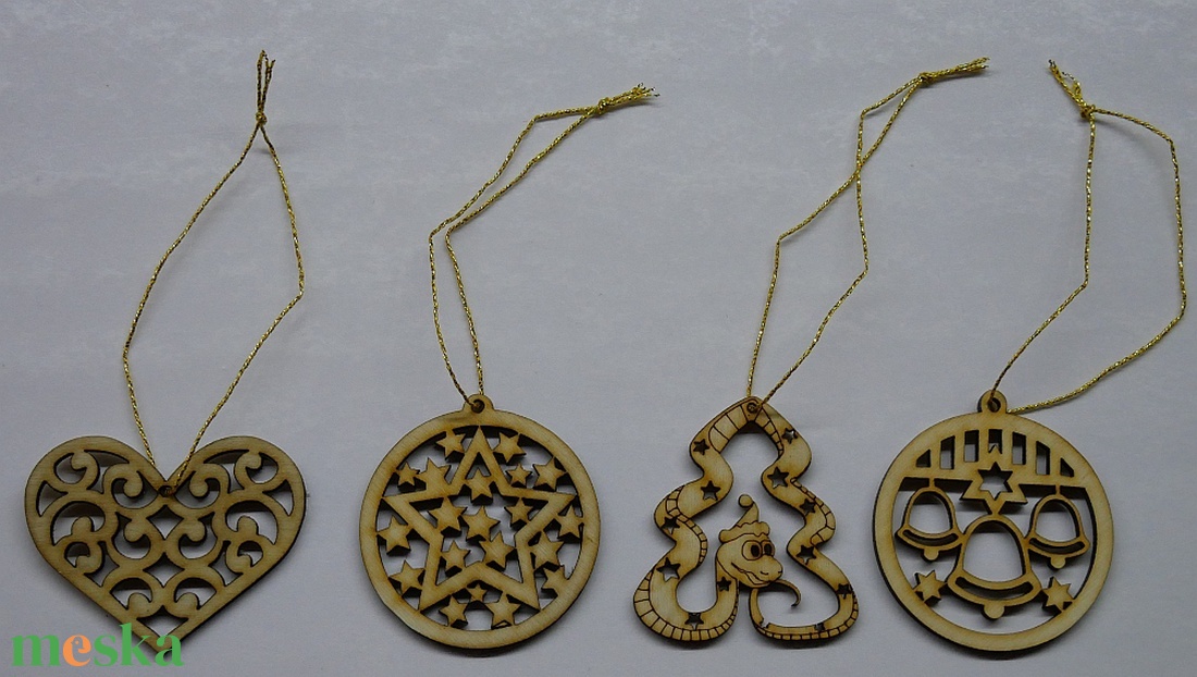 Karácsonyfadísz szett 5.    (4 db natúr fa dísz) - karácsony - karácsonyi lakásdekoráció - karácsonyfadíszek - Meska.hu Karácsonyfadísz szett 5.    (4 db natúr fa dísz) - karácsony - karácsonyi lakásdekoráció - karácsonyfadíszek - Meska.hu