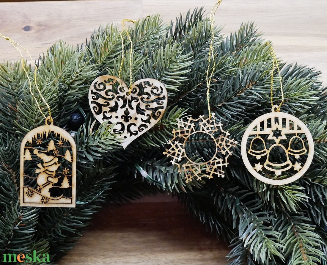 Karácsonyfadísz szett 1.    (4 db natúr fa dísz) - karácsony - karácsonyi lakásdekoráció - karácsonyfadíszek - Meska.hu Karácsonyfadísz szett 1.    (4 db natúr fa dísz) - karácsony - karácsonyi lakásdekoráció - karácsonyfadíszek - Meska.hu