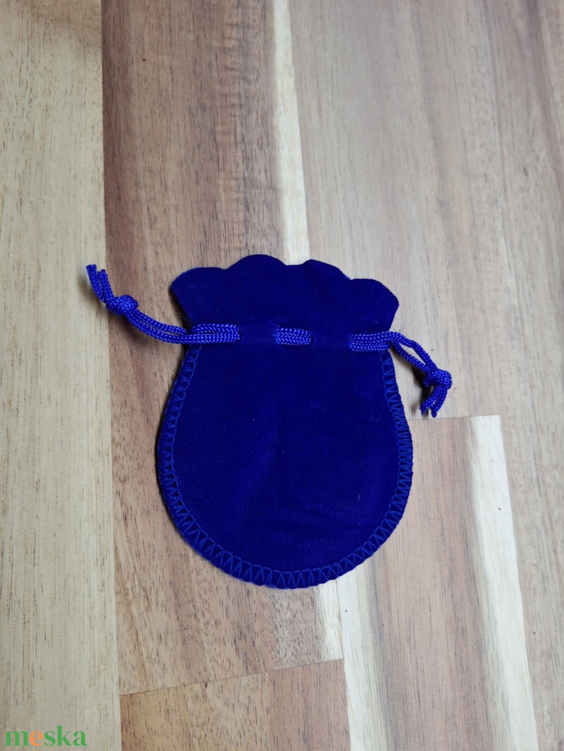 Bársony ajándékszütyő (kék) - otthon & életmód - papír, írószer - ajándékozás kellékei - ajándékzsák, csomagolás - Meska.hu