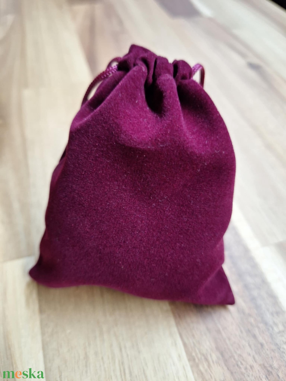 Bársony ajándéktasak (bordó) - otthon & életmód - papír, írószer - ajándékozás kellékei - ajándékzsák, csomagolás - Meska.hu