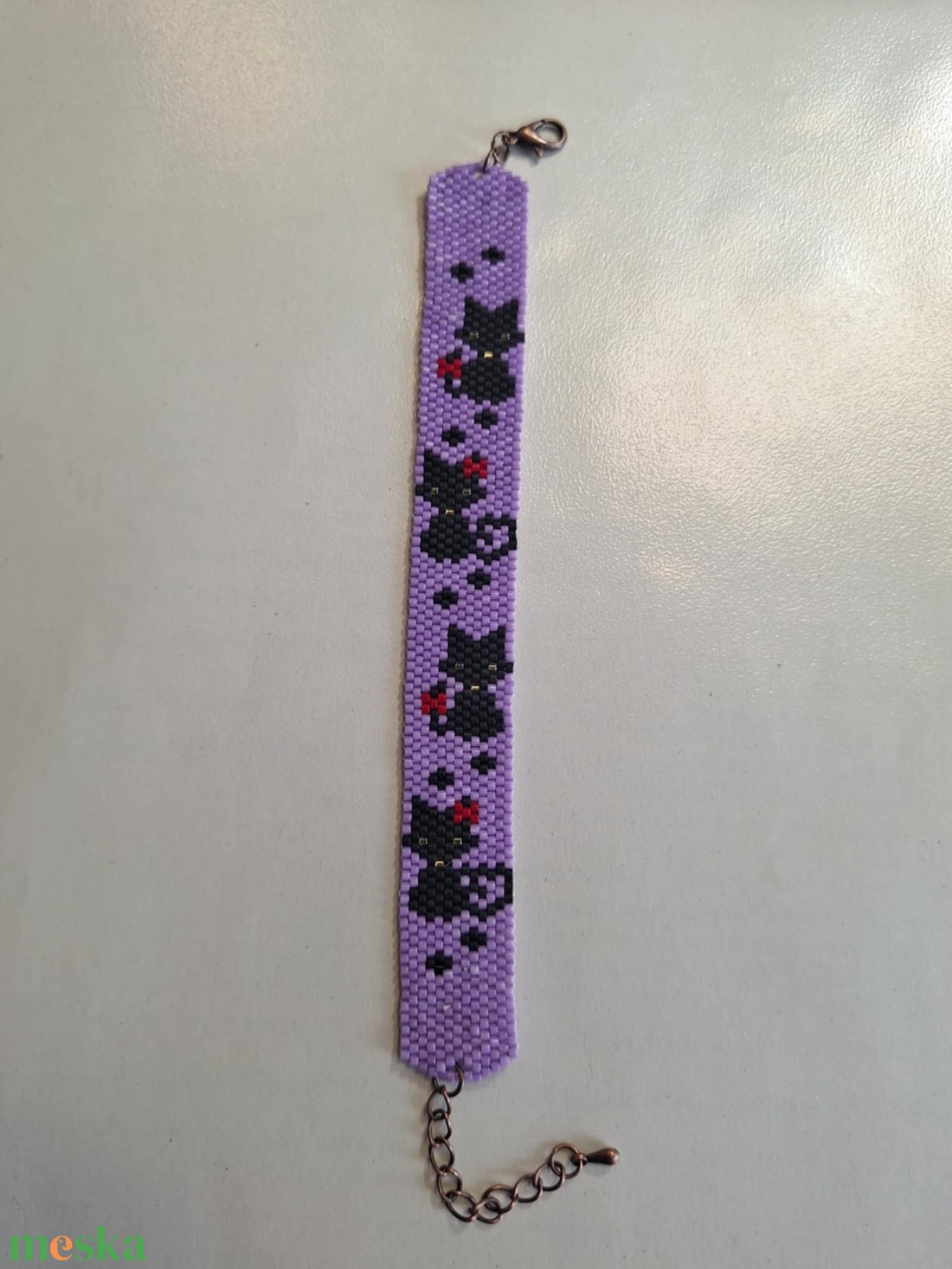 Cicás karkötő - ékszer - karkötő - gyöngyös karkötő - Meska.hu