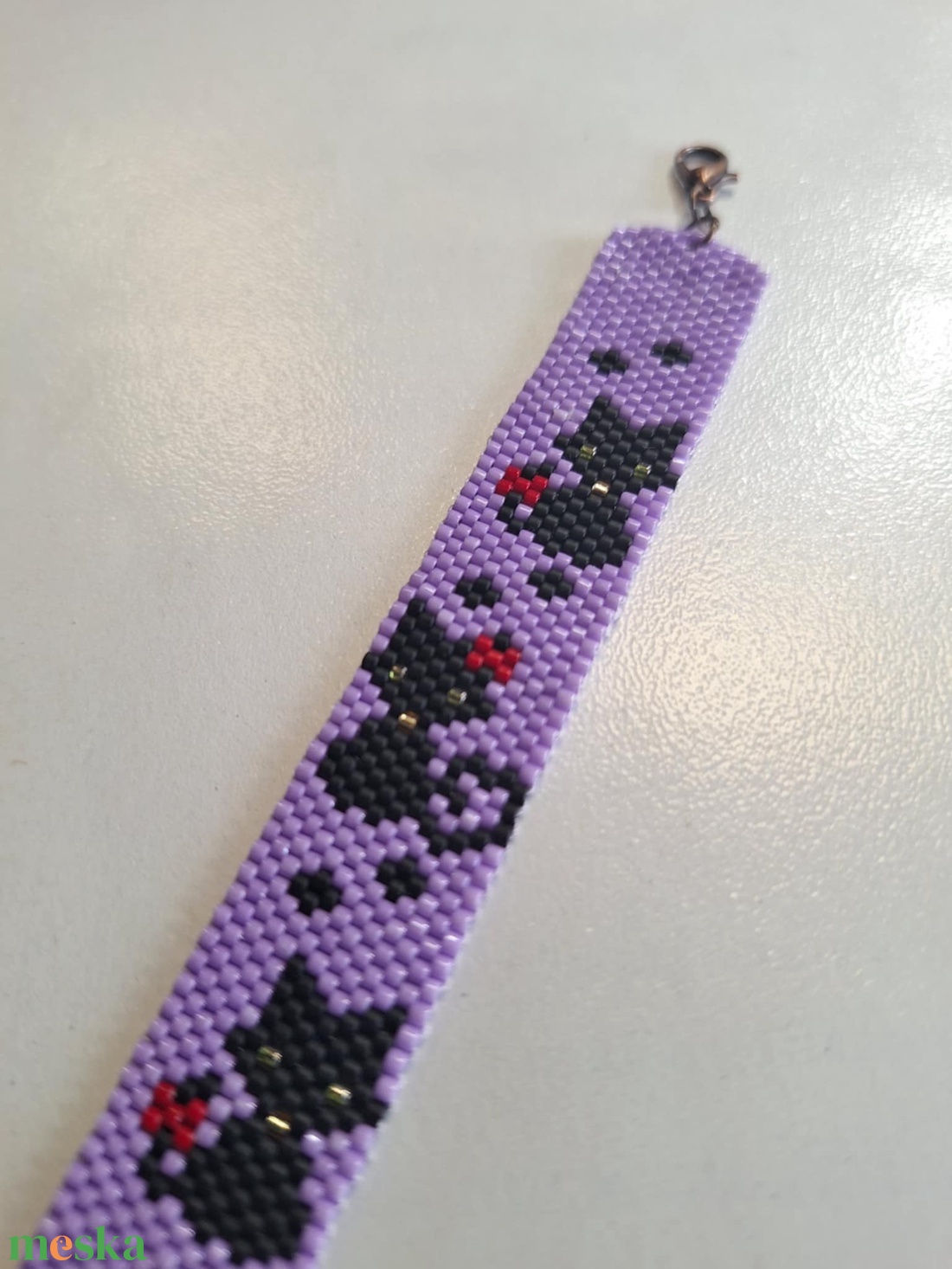 Cicás karkötő - ékszer - karkötő - gyöngyös karkötő - Meska.hu