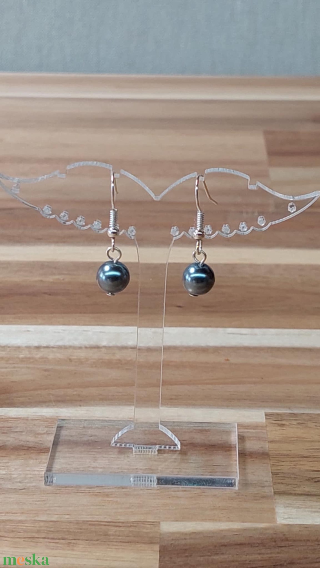 Tekla fülbevaló 18. (ezüst) - ékszer - fülbevaló - lógó fülbevaló - Meska.hu