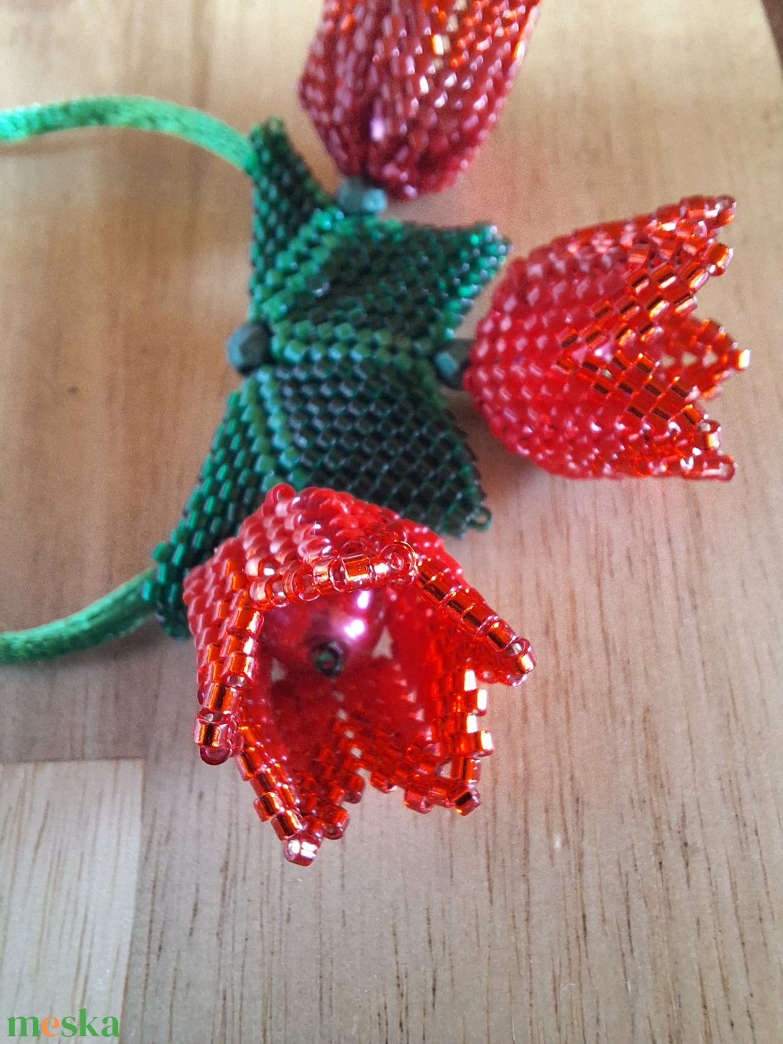 Tulipánok 3D medál - ékszer - nyaklánc - medálos nyaklánc - Meska.hu