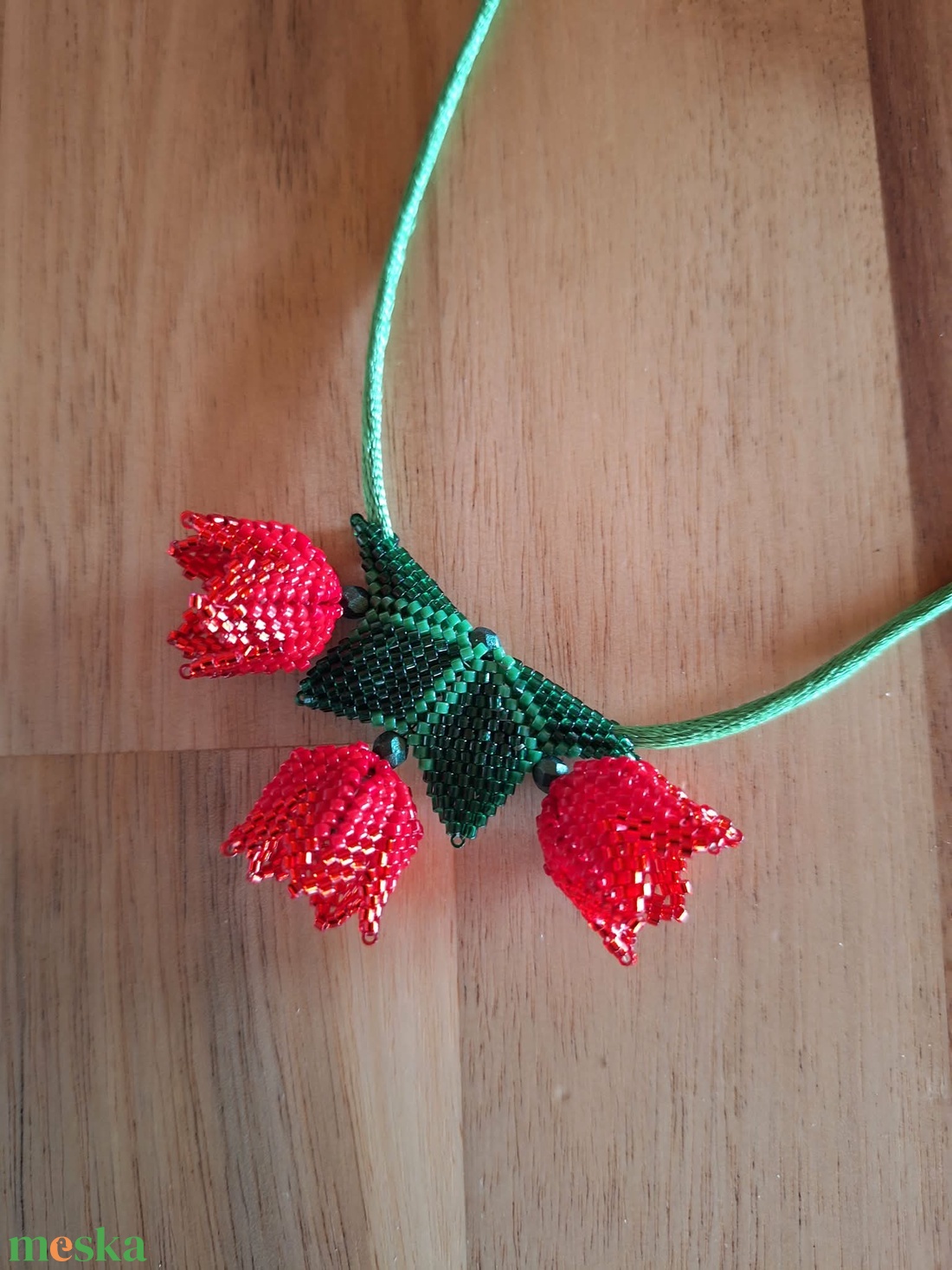 Tulipánok 3D medál - ékszer - nyaklánc - medálos nyaklánc - Meska.hu
