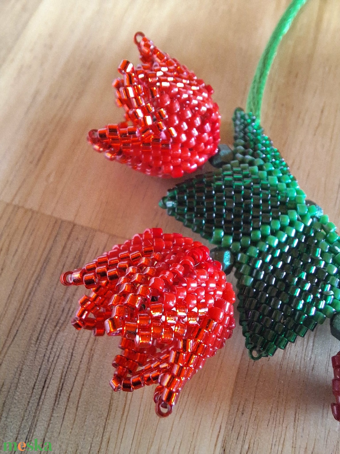 Tulipánok 3D medál - ékszer - nyaklánc - medálos nyaklánc - Meska.hu
