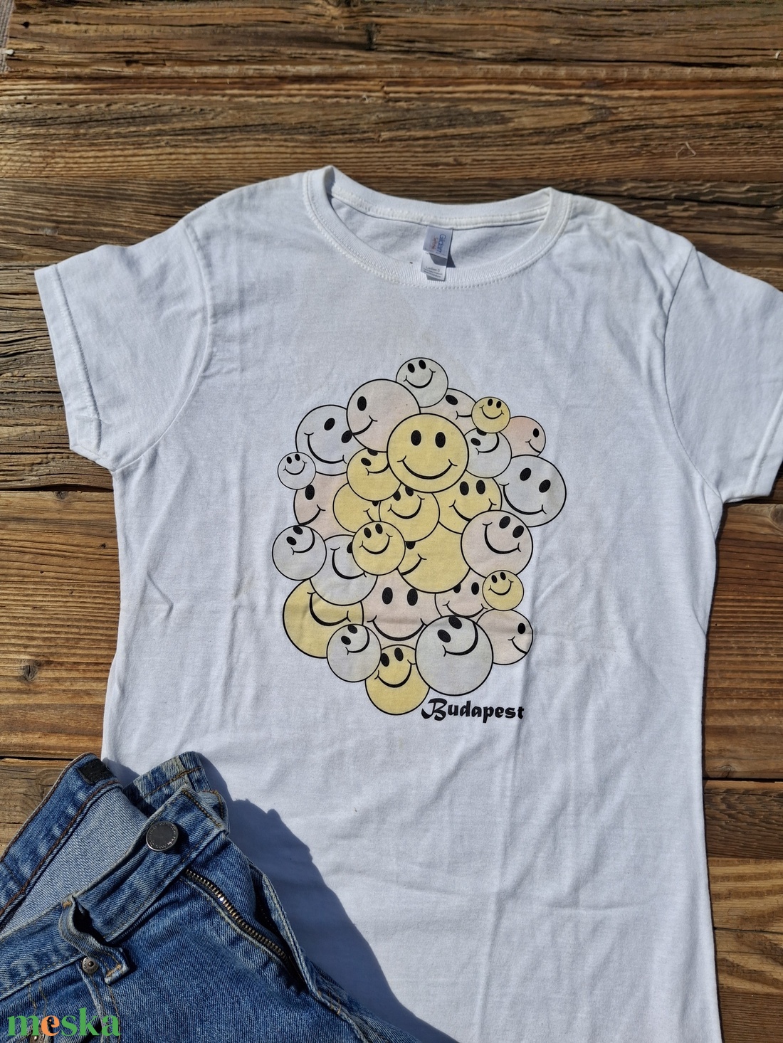 Póló színváltó fejekkel - ruha & divat - női ruha - póló, felső - Meska.hu