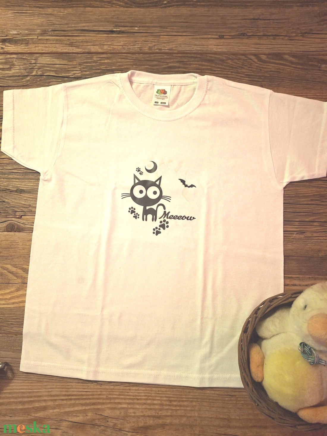 Póló színváltó cicás - ruha & divat - babaruha & gyerekruha - póló - Meska.hu