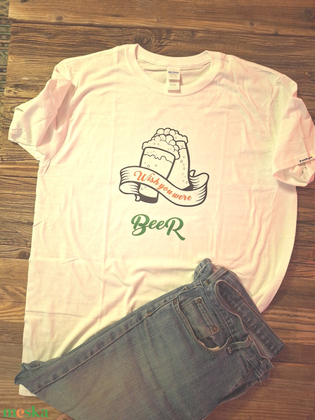 Póló színváltó sörös - ruha & divat - férfi ruha - póló - Meska.hu