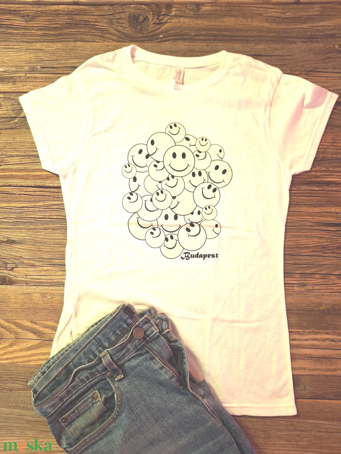 Póló színváltó fejekkel - ruha & divat - női ruha - póló, felső - Meska.hu