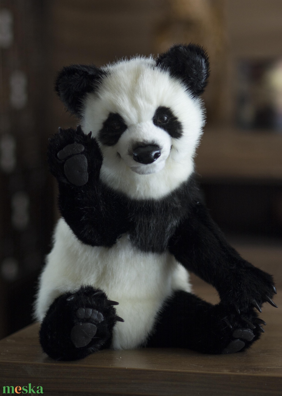 Élethű művész panda maci - játék & sport - plüssállat & játékfigura - maci - Meska.hu