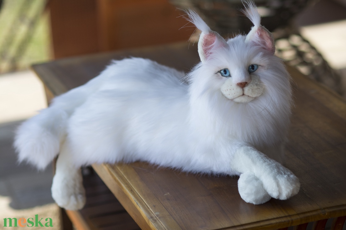 Élethű Maine Coon macska plüss portré - játék & sport - plüssállat & játékfigura - cica - Meska.hu Élethű Maine Coon macska plüss portré - játék & sport - plüssállat & játékfigura - cica - Meska.hu