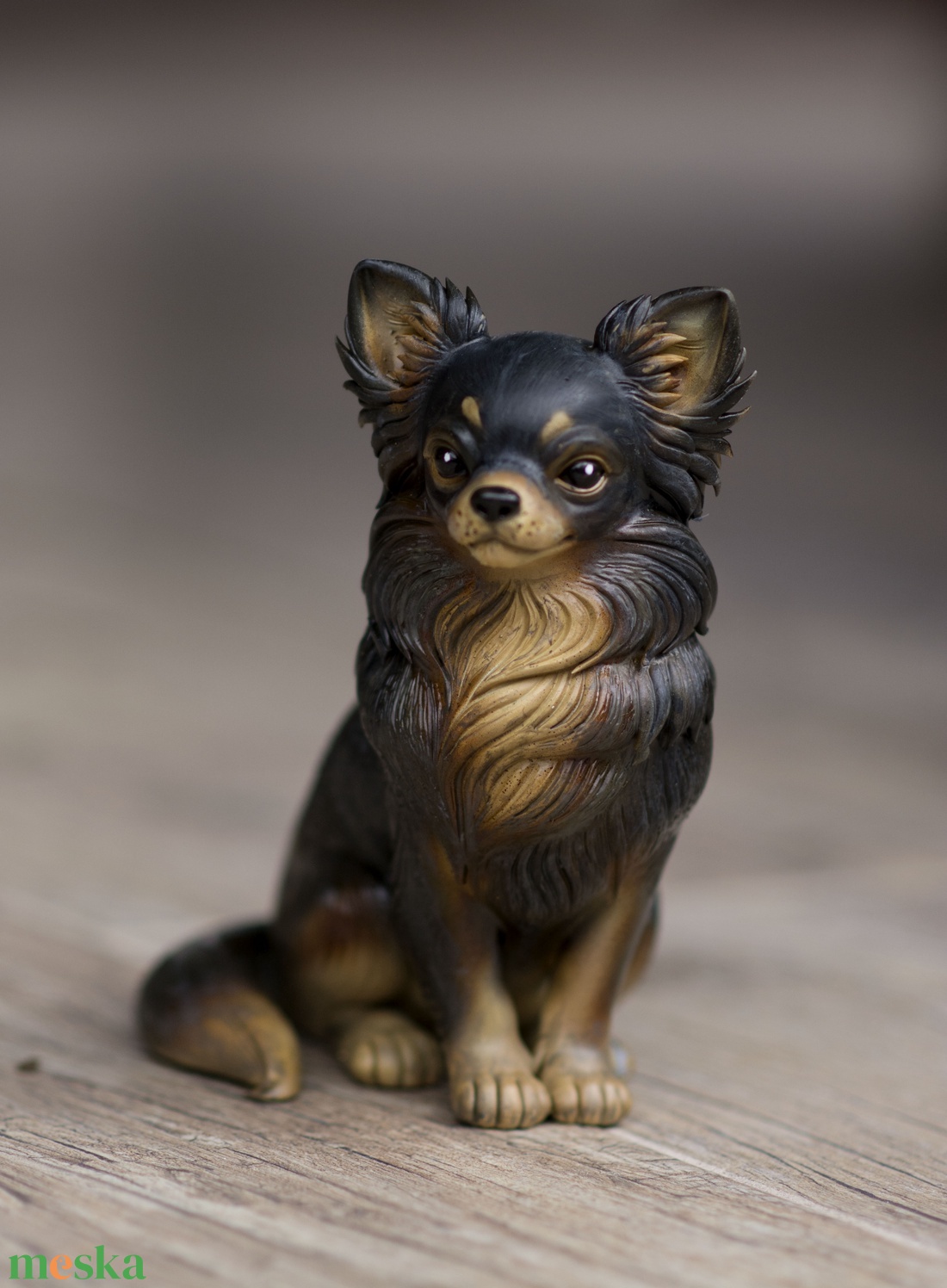 Csivava resin figura, 15 cm - művészet - makett, modell - Meska.hu