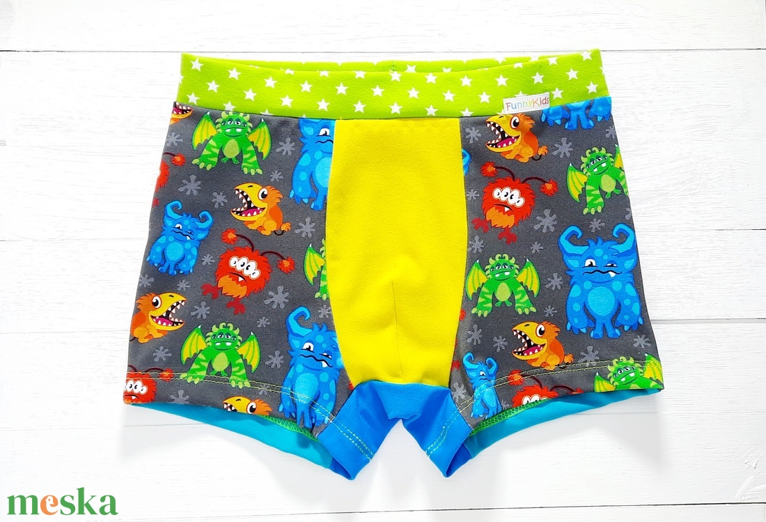 ZAZI szörnyecske mintás boxer - ruha & divat - babaruha & gyerekruha - gyerek alsónemű - Meska.hu ZAZI szörnyecske mintás boxer - ruha & divat - babaruha & gyerekruha - gyerek alsónemű - Meska.hu