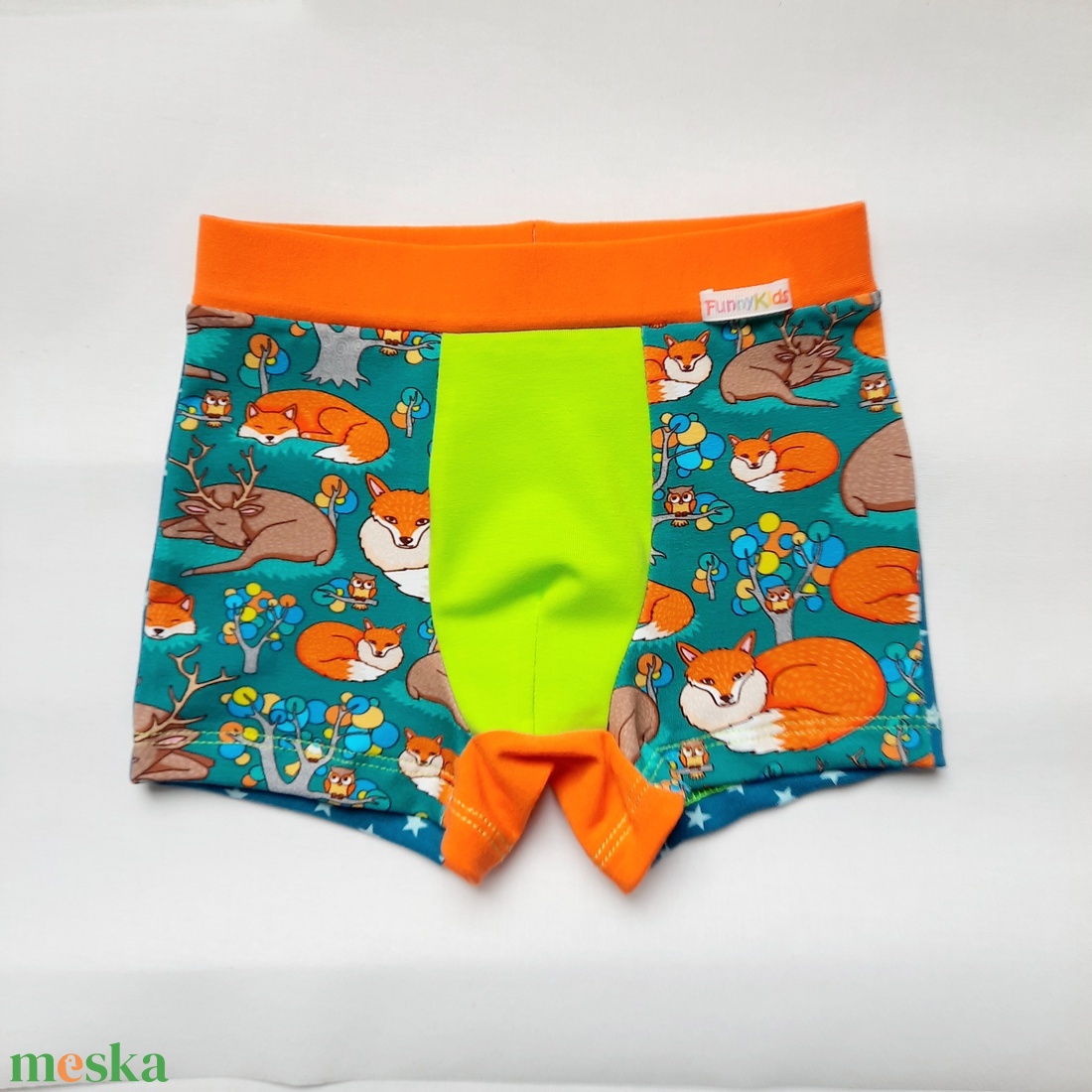 MIKSA róka és őz mintás boxer 128-as - ruha & divat - babaruha & gyerekruha - gyerek alsónemű - Meska.hu MIKSA róka és őz mintás boxer 128-as - ruha & divat - babaruha & gyerekruha - gyerek alsónemű - Meska.hu