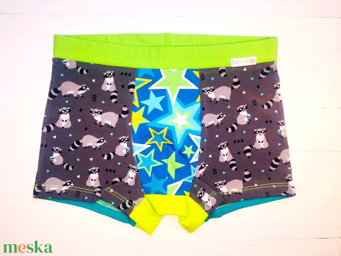 MISA mosómedve mintás boxer - ruha & divat - babaruha & gyerekruha - gyerek alsónemű - Meska.hu MISA mosómedve mintás boxer - ruha & divat - babaruha & gyerekruha - gyerek alsónemű - Meska.hu