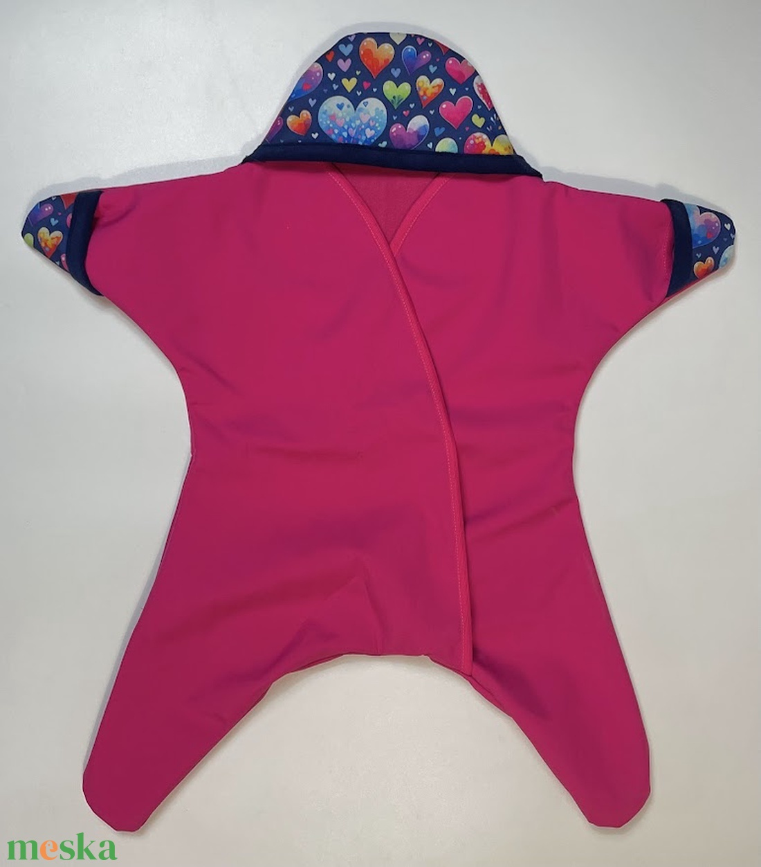 Babacsillag, softshell, újszülött méret - ruha & divat - babaruha & gyerekruha - gyerek kabát, dzseki - Meska.hu