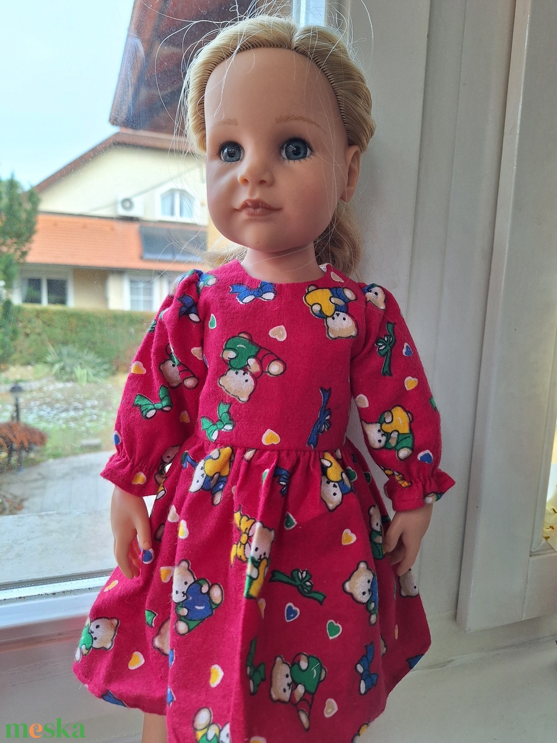 Maci mintás babaruha 46-50 cm magas Götz babára - játék & sport - baba & babaház - babaruha, babakellék - Meska.hu Maci mintás babaruha 46-50 cm magas Götz babára - játék & sport - baba & babaház - babaruha, babakellék - Meska.hu