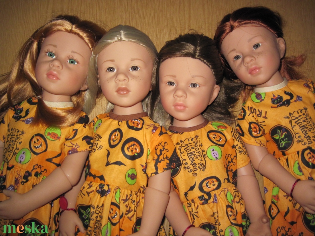 Halloween mintás babaruha 46-50 cm magas Götz babára - játék & sport - baba & babaház - babaruha, babakellék - Meska.hu Halloween mintás babaruha 46-50 cm magas Götz babára - játék & sport - baba & babaház - babaruha, babakellék - Meska.hu