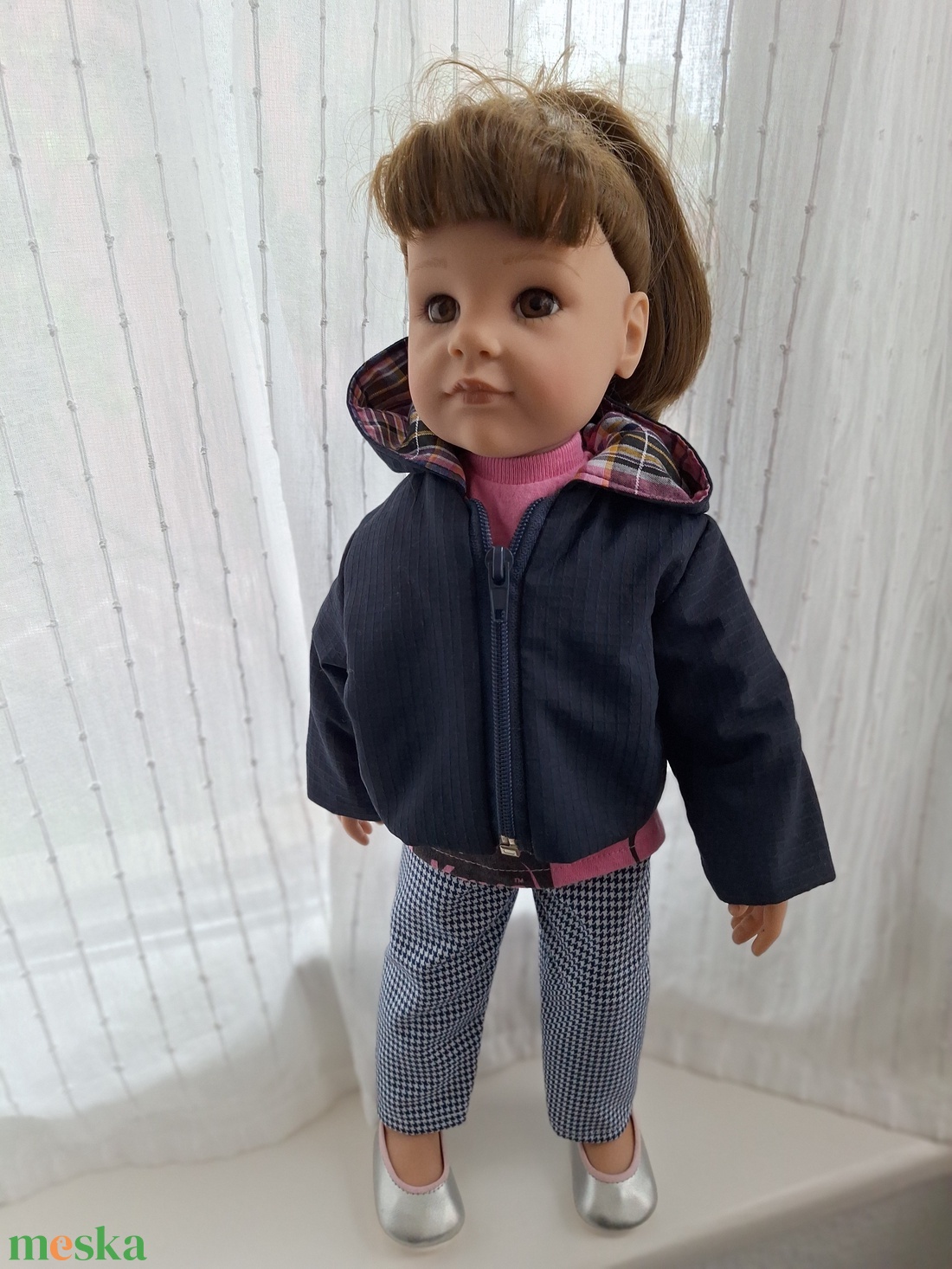 Kabát Babaruha 46-50 cm magas Götz babára  - játék & sport - baba & babaház - babaruha, babakellék - Meska.hu