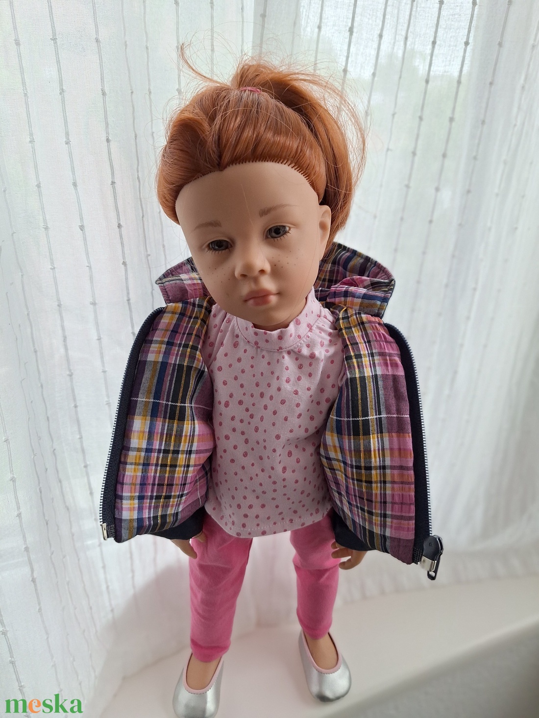 Kabát Babaruha 46-50 cm magas Götz babára  - játék & sport - baba & babaház - babaruha, babakellék - Meska.hu