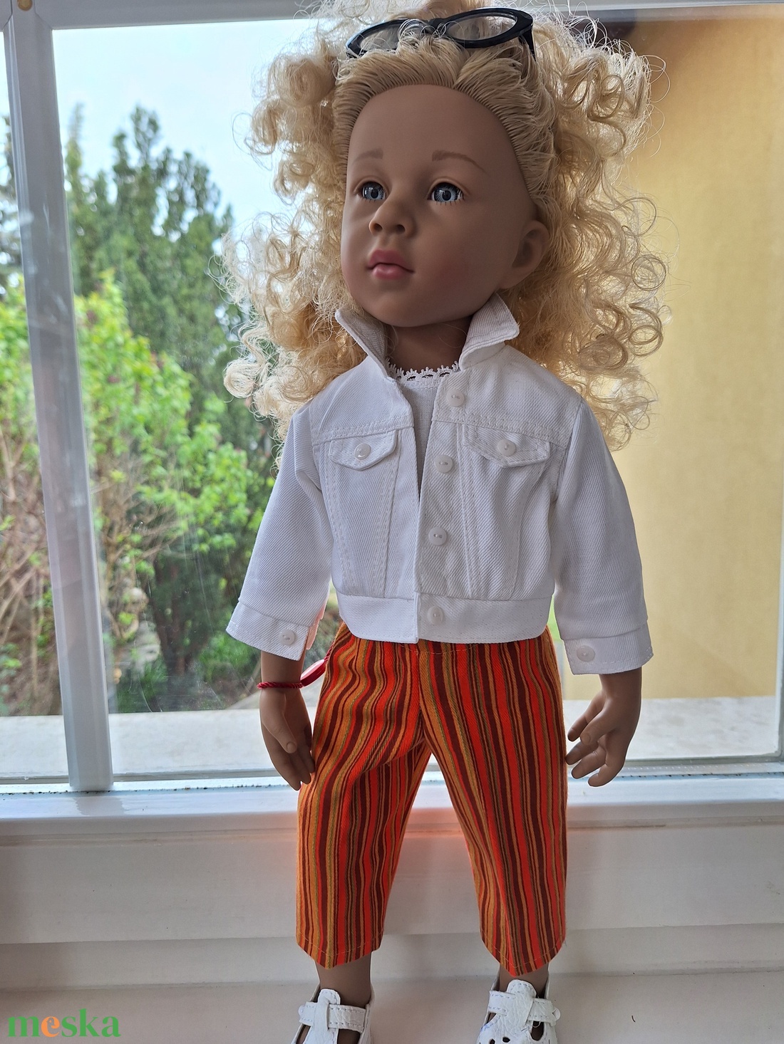 Babaruha FARMERDZSEKI 46-50 cm magas Götz babára - játék & sport - baba & babaház - babaruha, babakellék - Meska.hu Babaruha FARMERDZSEKI 46-50 cm magas Götz babára - játék & sport - baba & babaház - babaruha, babakellék - Meska.hu