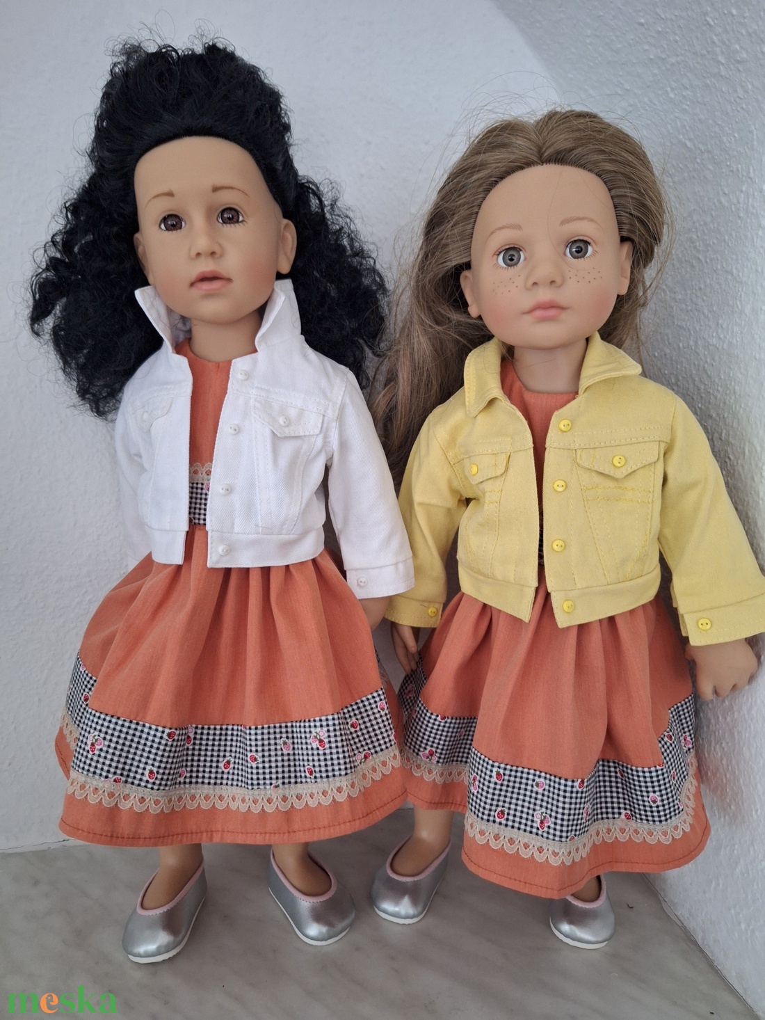 Babaruha 46-50 cm magas Götz babára FARMER DZSEKI - játék & sport - baba & babaház - játékbaba, babakellék - Meska.hu