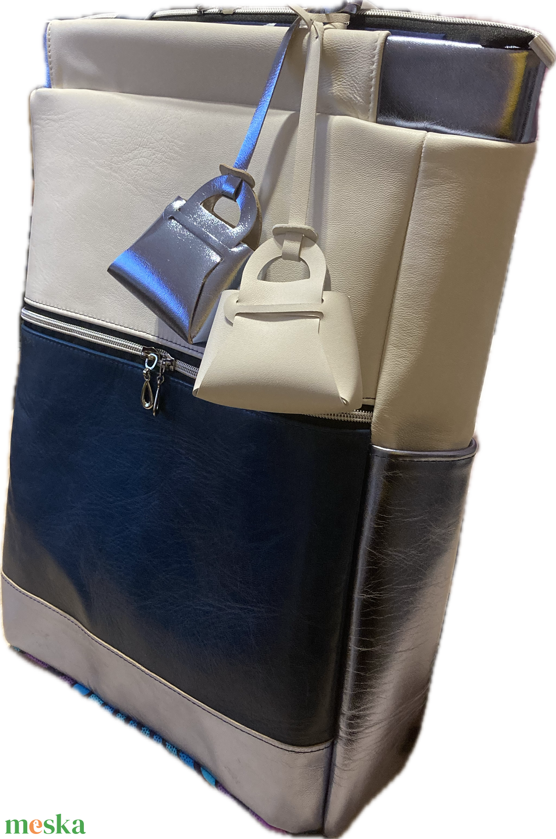 Valódi bőr hátizsák - táska & tok - hátizsák - hátizsák - Meska.hu