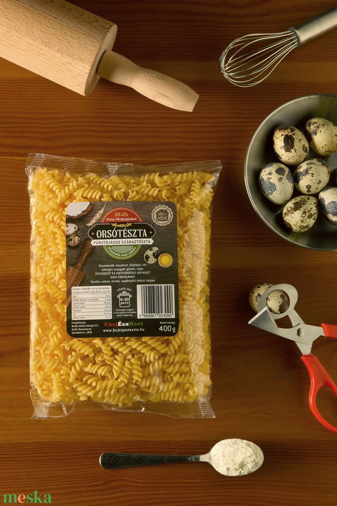 Fürjtojásos Tészta - Orsótészta - élelmiszer - tészta - Meska.hu
