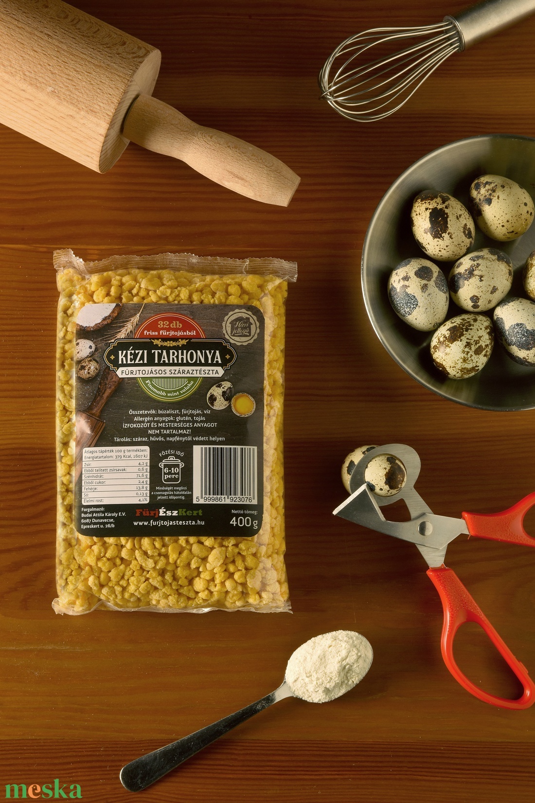 Fürjtojásos Tészta - Kézi tarhonya - élelmiszer - tészta - Meska.hu