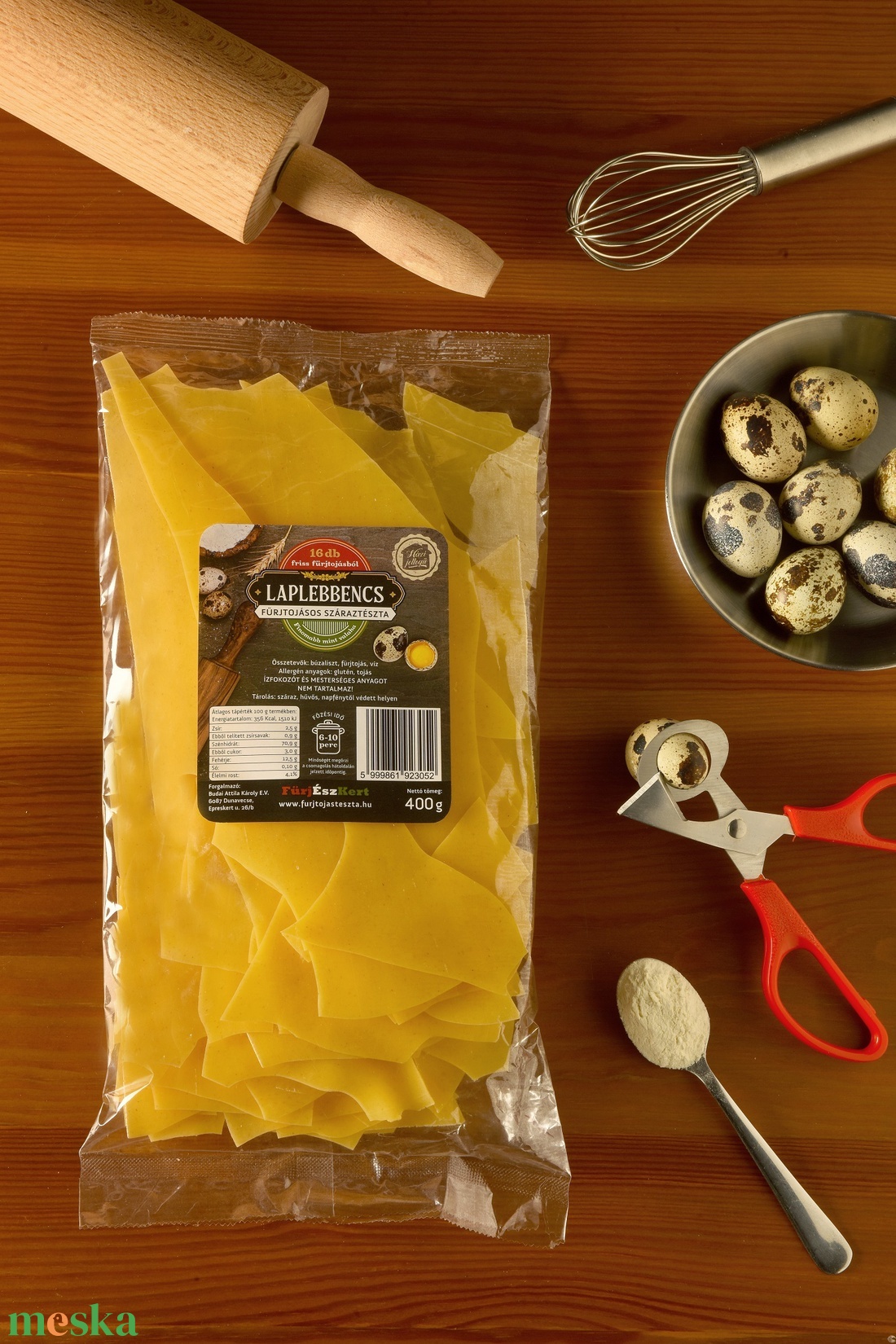 Fürjtojásos Tészta - Laplebbencs - élelmiszer - tészta - Meska.hu