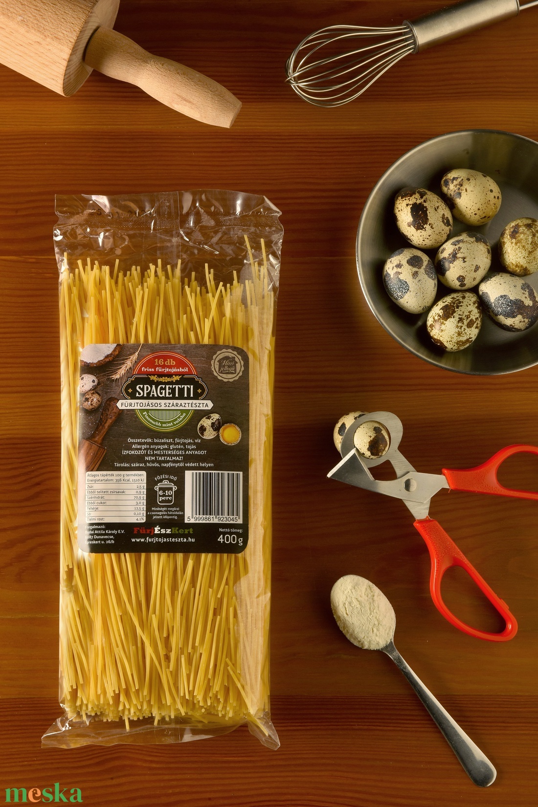 Fürjtojásos Tészta - Spagetti - élelmiszer - tészta - Meska.hu