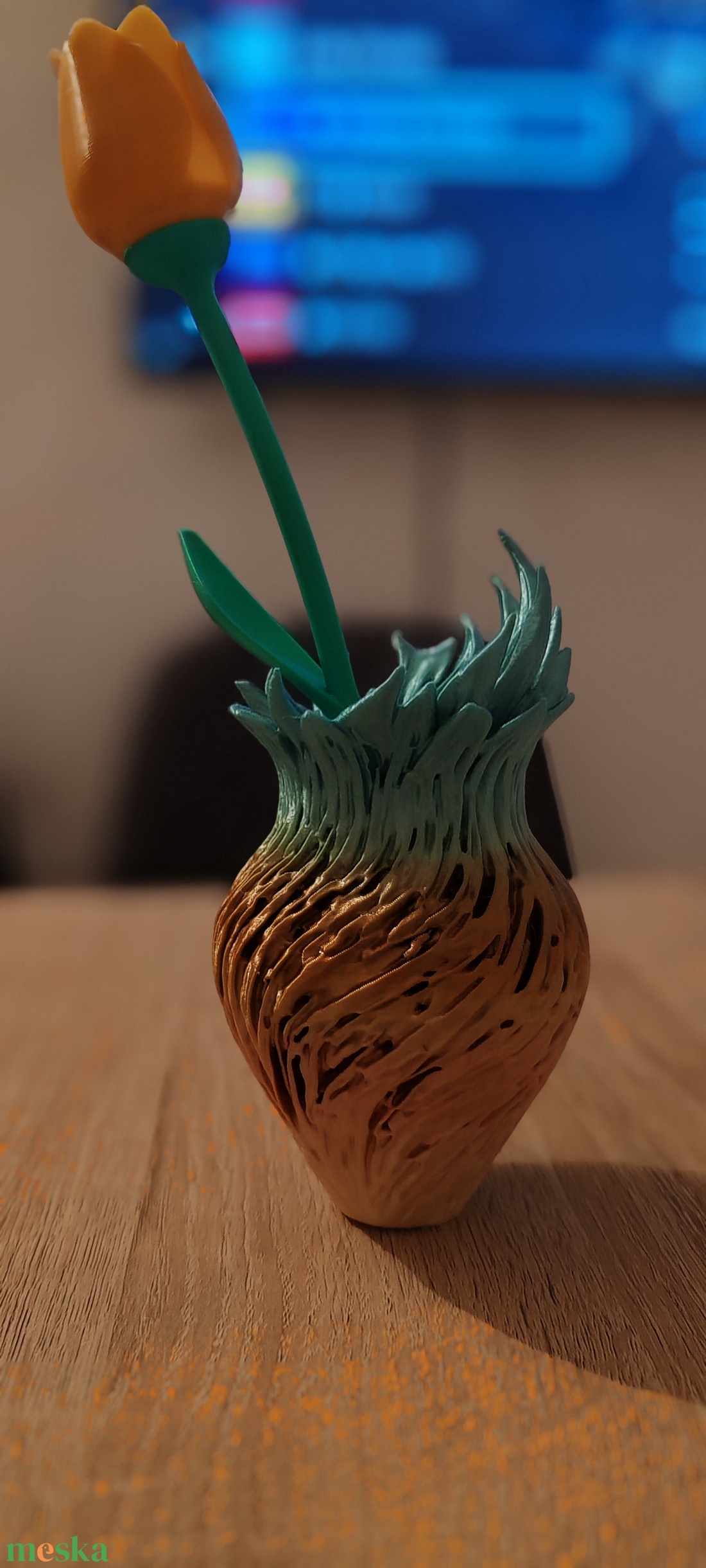 Dekoratív 3D váza  - otthon & életmód - virágdekoráció - virágtartó - váza - Meska.hu