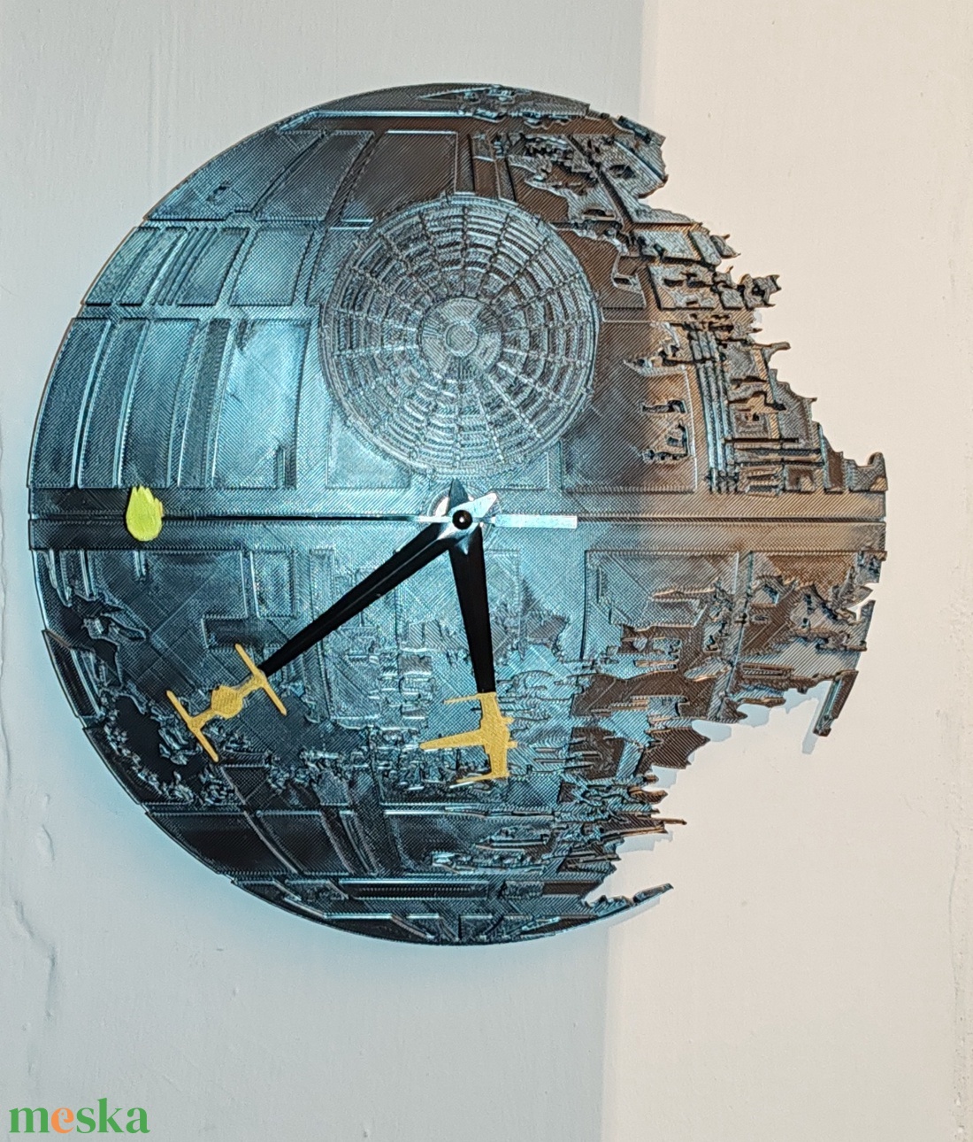 Star Wars 3D falióra - otthon & életmód - dekoráció - fali és függő dekoráció - falióra & óra - Meska.hu