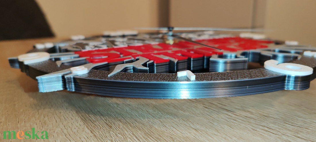 Stranger Things 3D falióra - otthon & életmód - dekoráció - fali és függő dekoráció - falióra & óra - Meska.hu