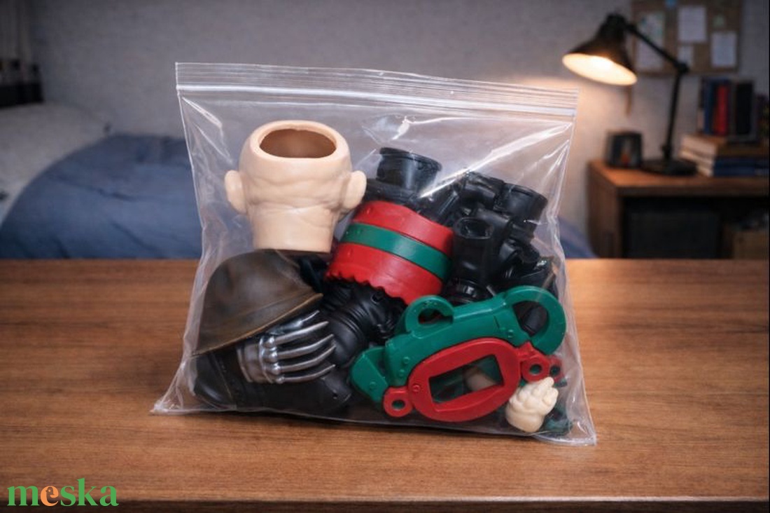 Freddy Krueger összerakott 3D - kellékek & szerszámok - dekorációs kellékek - figurák - Meska.hu