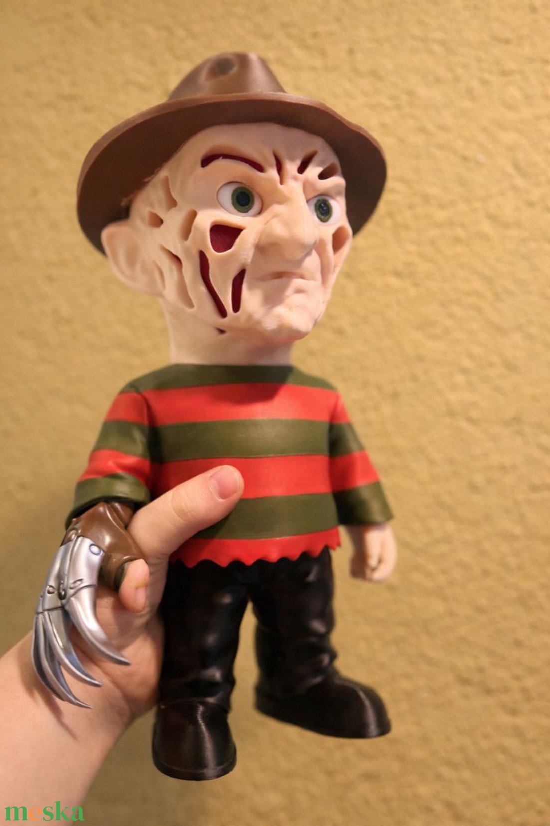 Freddy Krueger összerakott 3D - kellékek & szerszámok - dekorációs kellékek - figurák - Meska.hu