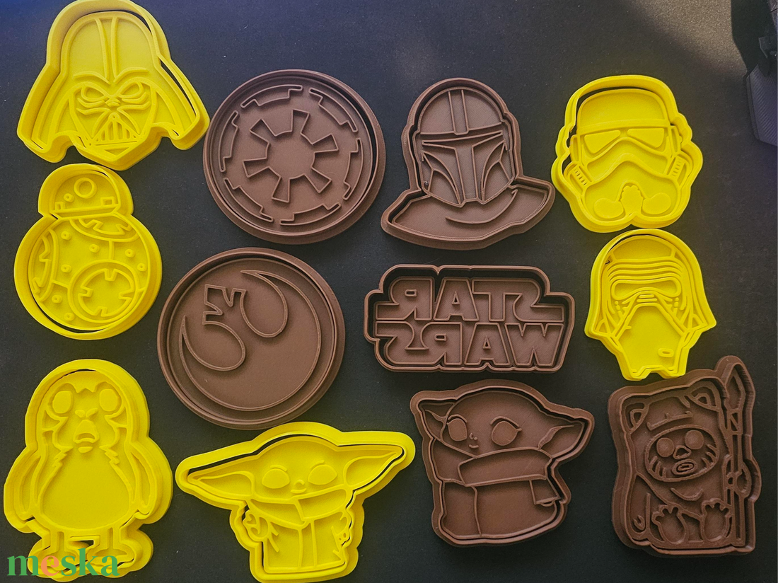 Star Wars Sütikiszúrók 12db - otthon & életmód - konyhafelszerelés, tálalás - sütés, főzés - sütikiszúró - Meska.hu