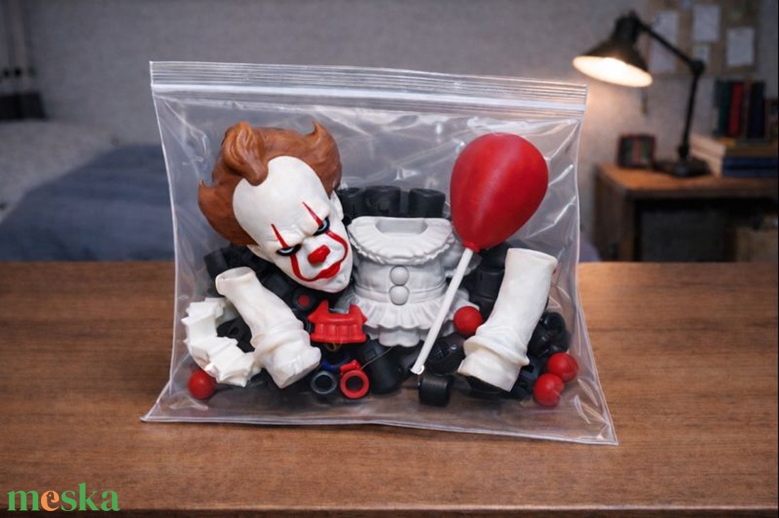 Pennywise csináld magad 3D - kellékek & szerszámok - dekorációs kellékek - figurák - Meska.hu