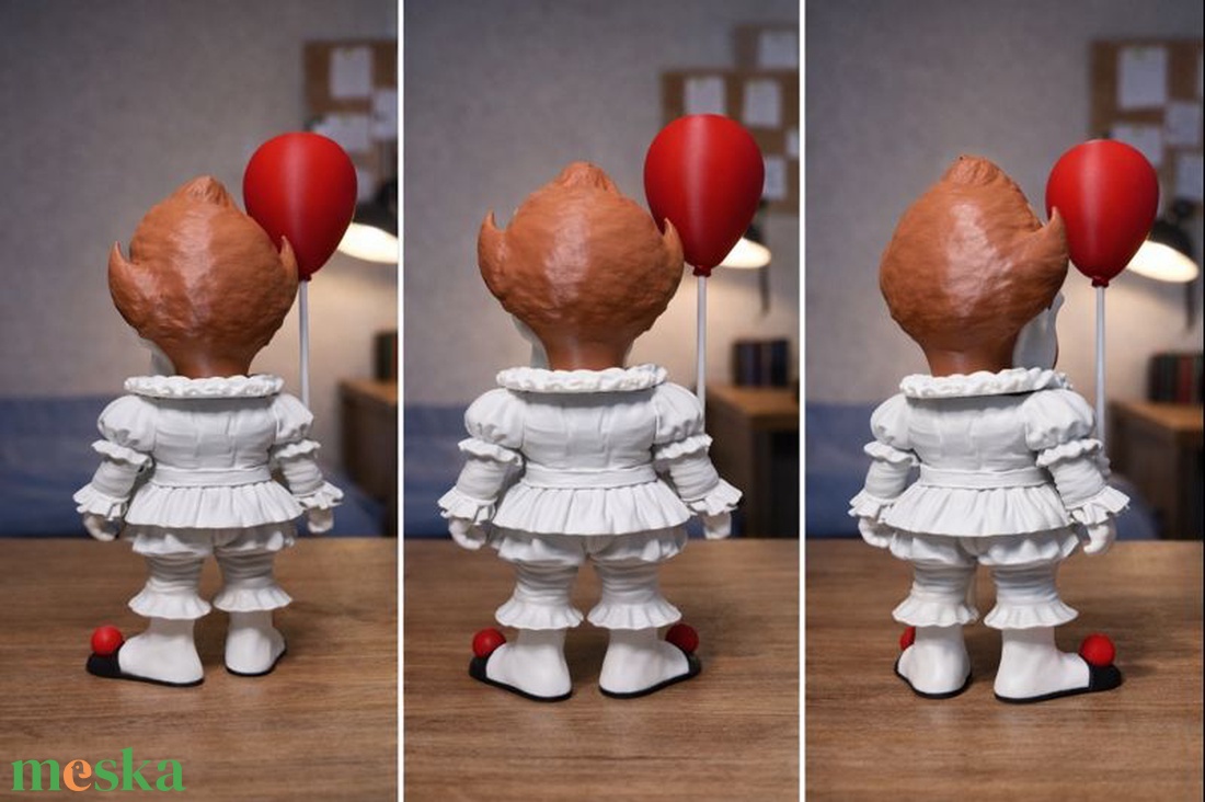 Pennywise összerakott 3D - kellékek & szerszámok - dekorációs kellékek - figurák - Meska.hu