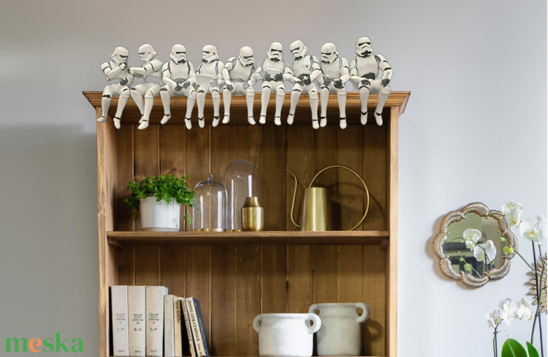 Star Wars Polcdísz szett Birodalmi katonák 6db-os - kellékek & szerszámok - dekorációs kellékek - figurák - Meska.hu