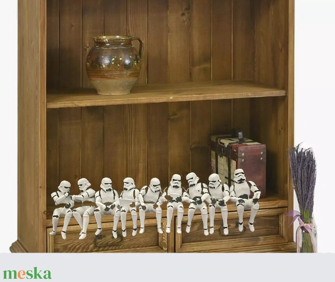 Star Wars Polcdísz szett Birodalmi katonák 6db-os - kellékek & szerszámok - dekorációs kellékek - figurák - Meska.hu
