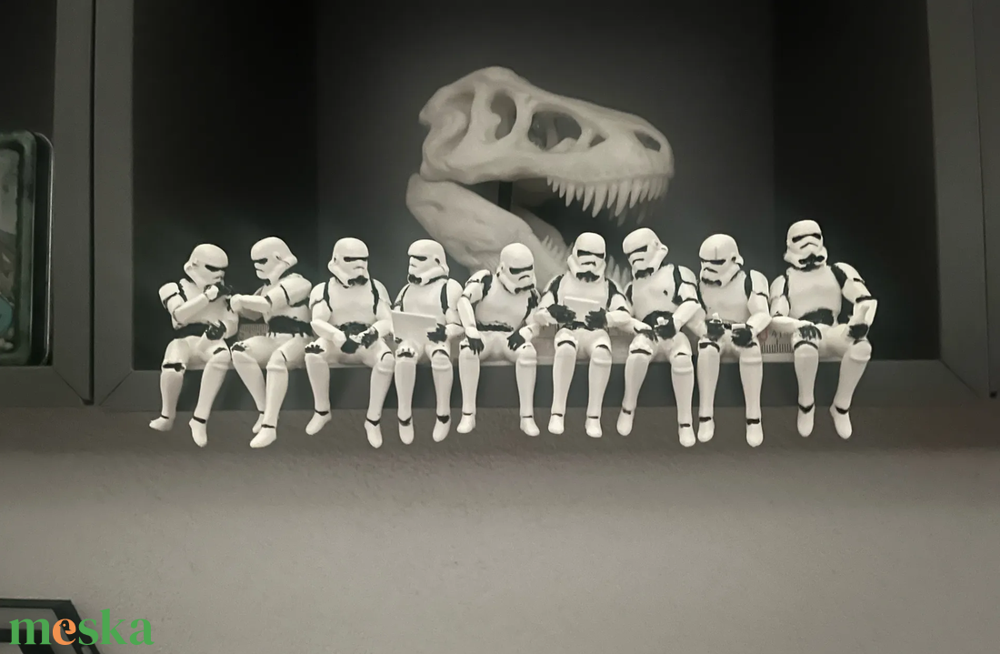 Star Wars Polcdísz szett Birodalmi katonák 6db-os - kellékek & szerszámok - dekorációs kellékek - figurák - Meska.hu